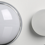 Бра овальной формы белого цвета с 2-мя лампами Lunar Pebbles варинант исполнения - 7 | Loft Concept в Екатеринбурге