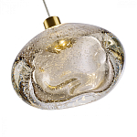 Подвесной светильник с прозрачным стеклянным плафоном округлой формы Effervia  варинант исполнения - 9 | Loft Concept в Екатеринбурге