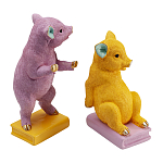 Держатель для книг Multicolored Piglet Bookends варинант исполнения - 2 | Loft Concept в Екатеринбурге