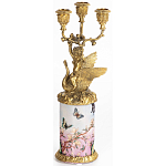 Фарфоровый подсвечник Лебедь с ангелом Asse варинант исполнения - 3 | Loft Concept в Екатеринбурге