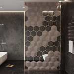 Гипсовая 3D панель с принтографией PM-30 варинант исполнения - 3 | Loft Concept в Екатеринбурге