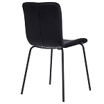 Стул черный с обивкой из велюра Black Archie Chair варинант исполнения - 3 | Loft Concept в Екатеринбурге