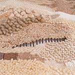 Тканый вручную монументальный настенный гобелен Earth Flow варинант исполнения - 2 | Loft Concept в Екатеринбурге