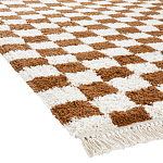 Ковер с шахматным принтом Chess Layout с эффектом шерсти варинант исполнения - 4 | Loft Concept в Екатеринбурге