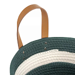 Корзина для хранения с ручками Interlacement Green  варинант исполнения - 2 | Loft Concept в Екатеринбурге