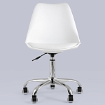 Офисный стул на металлическом основании EGGERY White варинант исполнения - 4 | Loft Concept в Екатеринбурге