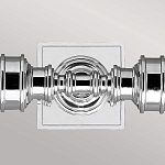 Бра для ванных комнат горизонтальное с двумя матовыми стеклянными цилиндическими плафонами Feiss варинант исполнения - 2 | Loft Concept в Екатеринбурге