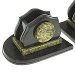 Настольный письменный набор из змеевика из 7-ми элементов Successful Leader варинант исполнения - 5 | Loft Concept в Екатеринбурге