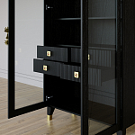 Дизайнерский шкаф витрина Elsa Dreams Black с 4-мя ящиками варинант исполнения - 8 | Loft Concept в Екатеринбурге