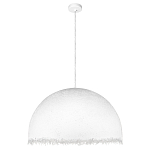 Подвесной светильник в форме купола белого цвета с ажурной бахромой Tactile Line варинант исполнения - 2 | Loft Concept в Екатеринбурге