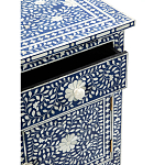 Комод инкрустация костью ORIENTAL Indian синий орнамент варинант исполнения - 6 | Loft Concept в Екатеринбурге