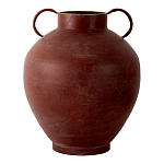 Ваза бордовая с 2-мя фактурными ручками Vase Burgundy Glaze варинант исполнения - 1 | Loft Concept в Екатеринбурге