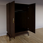 Платяной шкаф Elsa Dreams Walnut с 2-мя фасадами варинант исполнения - 1 | Loft Concept в Екатеринбурге