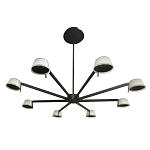 Люстра черного цвета на штанге Noir Supernova варинант исполнения - 4 | Loft Concept в Екатеринбурге