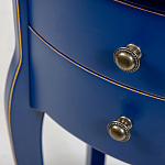Синяя тумба на фигурных ножках Shelby варинант исполнения - 6 | Loft Concept в Екатеринбурге
