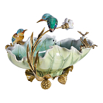 Чаша в виде листка лотоса с птицами Eden Garden варинант исполнения - 2 | Loft Concept в Екатеринбурге