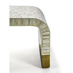 Стол журнальный Белый  BONE INLAY SIDE TABLE-Cream варинант исполнения - 3 | Loft Concept в Екатеринбурге