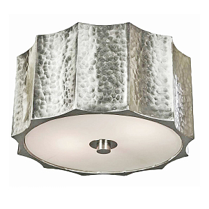 Потолочный светильник Grooved Nickel Drum