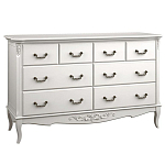 Комод белый из массива бука в стиле прованс White Provence варинант исполнения - 1 | Loft Concept в Екатеринбурге