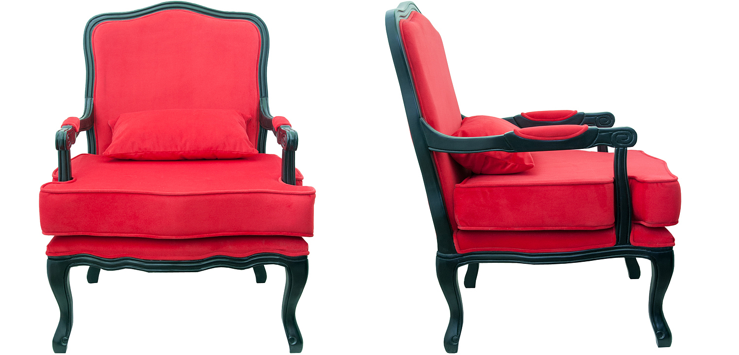 Кресло Harold Chair red Кресло Harold Chair red - Loft-Concept в Екатеринбурге