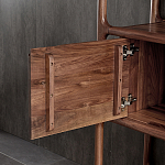 Стеллаж в гостиную для книг Moon Walnut Furniture варинант исполнения - 9 | Loft Concept в Екатеринбурге