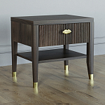 Прикроватная тумбочка с ящиком Elsa Dreams Walnut варинант исполнения - 1 | Loft Concept в Екатеринбурге