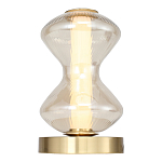 Настольная лампа светодиодная с волнообразным стеклянным плафоном Amphora of Light варинант исполнения - 3 | Loft Concept в Екатеринбурге