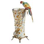 Ваза фарфоровая с птицей на бронзовой ветке Garden of Eden варинант исполнения - 1 | Loft Concept в Екатеринбурге