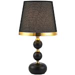 Настольная лампа с абажуром Altera Lampshade Black Gold Table Lamp варинант исполнения - 1 | Loft Concept в Екатеринбурге