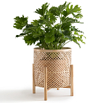 Кашпо на ножках из бамбука Bamboo Decor варинант исполнения - 5 | Loft Concept в Екатеринбурге