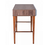 Стол письменный из массива бука с 2-мя ящиками серый Wenge Light варинант исполнения - 2 | Loft Concept в Екатеринбурге