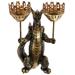 Подсвечник в виде дракона Dragon with Two Candlesticks варинант исполнения - 9 | Loft Concept в Екатеринбурге