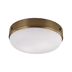 Потолочный светильник круглой формы с белым выпуклым матовым плафоном Feiss варинант исполнения - 1 | Loft Concept в Екатеринбурге