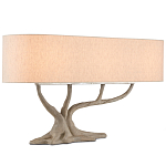 Настольная лампа с корпусом в виде дерева Gray Concrete Trunk варинант исполнения - 2 | Loft Concept в Екатеринбурге