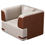 Кресло Richmond  с кожаной отделкой варинант исполнения - 2 | Loft Concept в Екатеринбурге