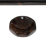 Настольный письменный набор с часами из природного камня обсидиана  Gift for Manager варинант исполнения - 6 | Loft Concept в Екатеринбурге