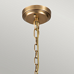 Люстра цвета латунь с 5-ю цилиндрическими плафонами из прозрачного пузырчатого стекла Kichler варинант исполнения - 6 | Loft Concept в Екатеринбурге