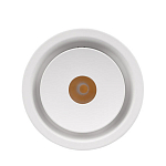 Встраиваемый спот светодиодный белого цвета круглой формы из металла Pure Circle  варинант исполнения - 2 | Loft Concept в Екатеринбурге