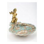 Блюдо с бронзовым ангелом Porcelain Angels of Paradise варинант исполнения - 2 | Loft Concept в Екатеринбурге