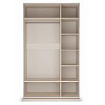 Шкаф трёхдверный с 2-мя зеркальными дверками Satin Furniture варинант исполнения - 2 | Loft Concept в Екатеринбурге