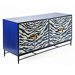 Буфет в гостиную с инкрустацией Bone Inlay Deco Sideboard - Orleans ZEBRA варинант исполнения - 1 | Loft Concept в Екатеринбурге