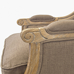 Кресло William Classical Armchair brown flax варинант исполнения - 4 | Loft Concept в Екатеринбурге