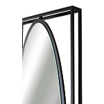 Зеркало овальное в металлической оправе в стиле лофт Urban Style Space варинант исполнения - 3 | Loft Concept в Екатеринбурге