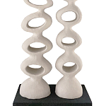 Белые тотемы природной формы Большой напольный Арт-объект Vega   варинант исполнения - 2 | Loft Concept в Екатеринбурге