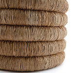 Плетеная корзина с крышкой из плетеного бананового дерева Zuwena Wicker Basket варинант исполнения - 5 | Loft Concept в Екатеринбурге