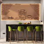 Барельеф OWLS варинант исполнения - 1 | Loft Concept в Екатеринбурге