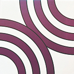 Дизайнерская плитка с узором Мишень варинант исполнения - 2 | Loft Concept в Екатеринбурге