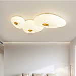 Потолочный светильник с тремя овальными матовыми плафонами TRIDalmen варинант исполнения - 1 | Loft Concept в Екатеринбурге