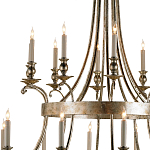 Люстра большая двухъярусная на 30 ламп Grand Chandelier варинант исполнения - 1 | Loft Concept в Екатеринбурге