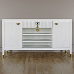 Комод-буфет Elsa Dreams White с открытыми полками   варинант исполнения - 4 | Loft Concept в Екатеринбурге